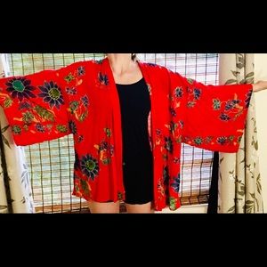 Beautiful Red Kimono